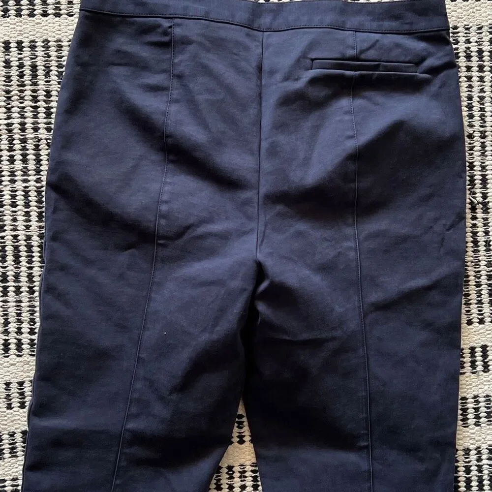 Tory Burch Portugal Size 12 Navy Blue Pants